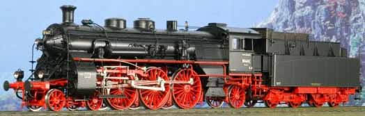 Micro Metakit 03103H - Class 18.4 Rheingold Express Loco #18.441, Black/Red Livery